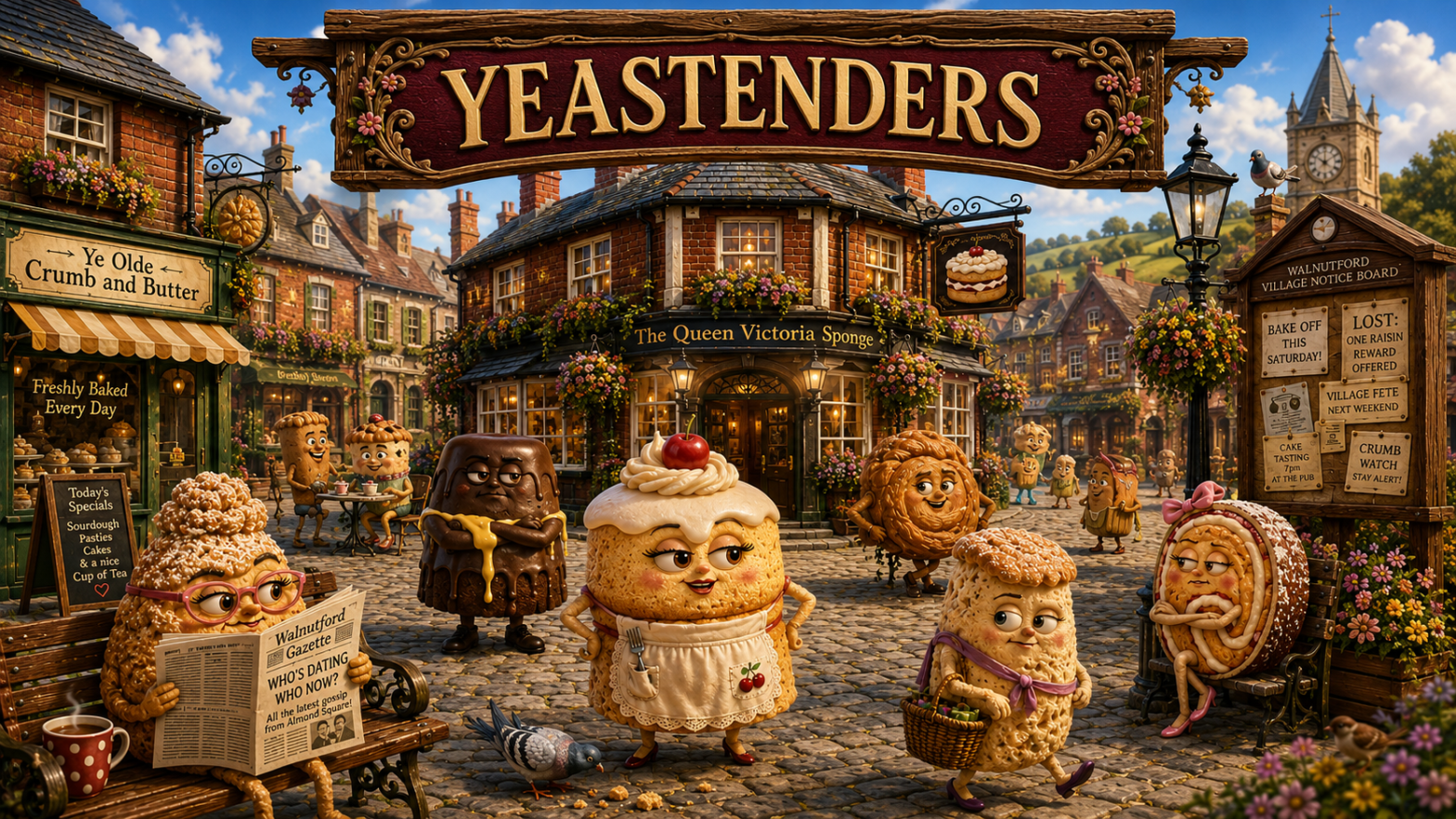 YeastEnders in the village of Walnutford.
